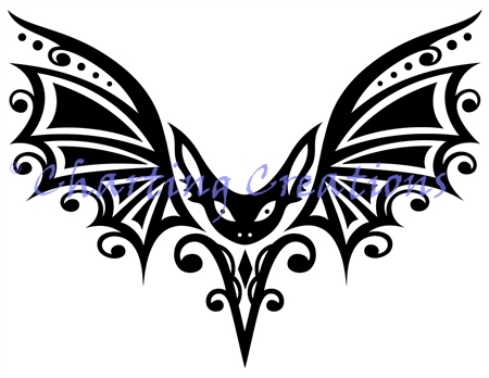 Tribal Bat Silhouette